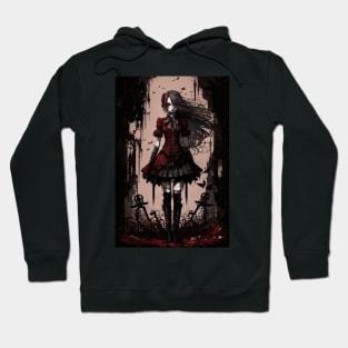 Anime Goth Girl Hoodie